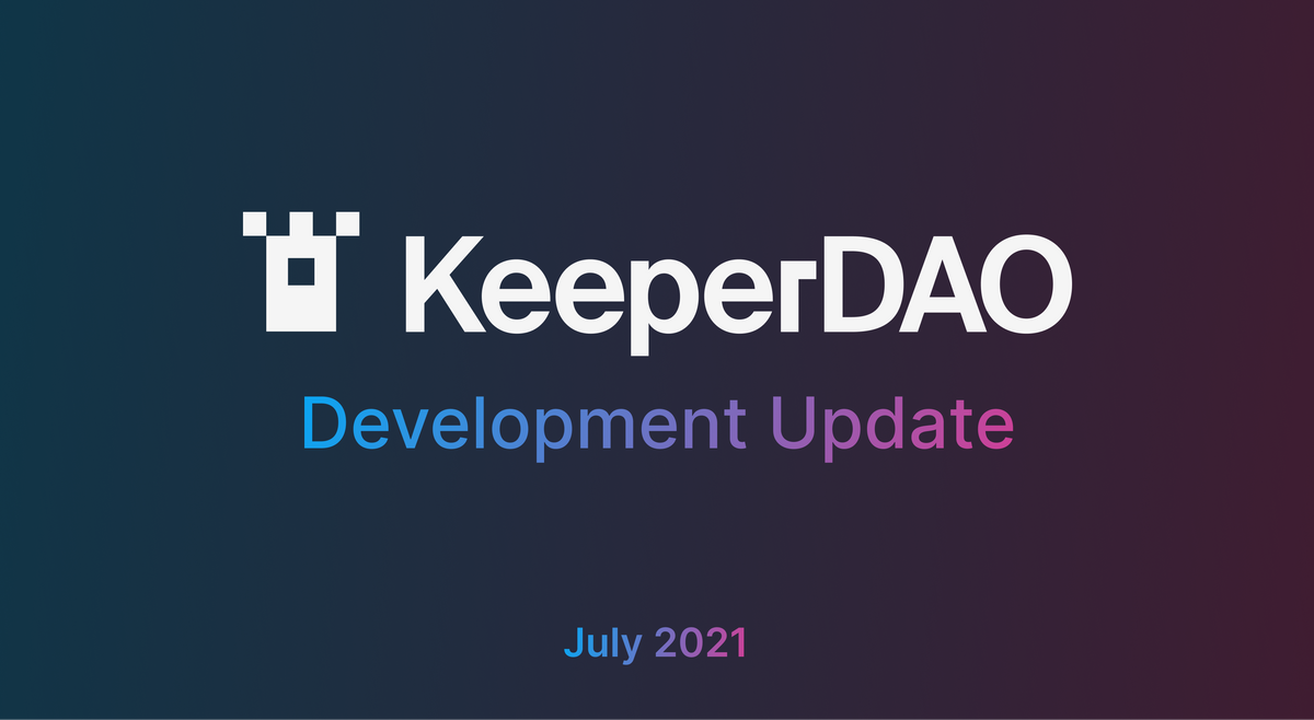July Development Update